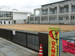 山方中学校 校舎 解体工事_施工完了